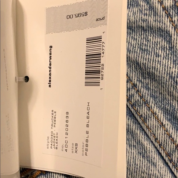 Alexander wang puffer denim jacket - Picture 6 of 12